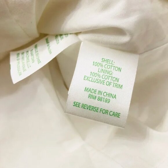 Lilly Pulitzer Dress Mila White & Gold Shift Size 0 - Picture 8 of 10